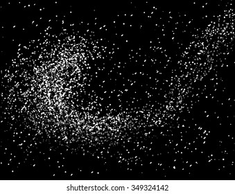 Grainy abstract  texture on a black background. Snow texture. Design element. Vector illustration,eps 10.