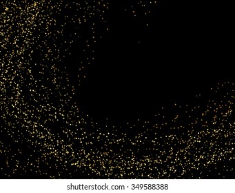 Grainy abstract  texture on a black background. Snow texture. Design element. Vector illustration,eps 10.