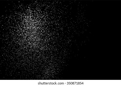 Grainy abstract  texture on a black background. Snow texture. Design element. Vector illustration,eps 10.