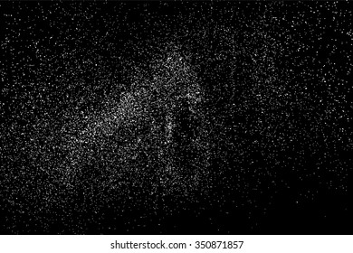 Grainy abstract  texture on a black background. Snow texture. Design element. Vector illustration,eps 10.