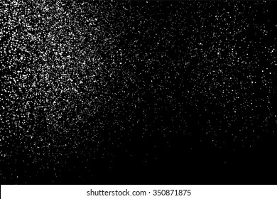 Grainy abstract  texture on a black background. Snow texture. Design element. Vector illustration,eps 10.