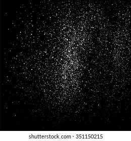 Grainy abstract  texture on a black background. Snow texture. Design element. Vector illustration,eps 10.