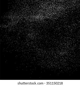 Grainy abstract  texture on a black background. Snow texture. Design element. Vector illustration,eps 10.