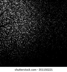 Grainy abstract  texture on a black background. Snow texture. Design element. Vector illustration,eps 10.