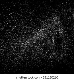 Grainy abstract  texture on a black background. Snow texture. Design element. Vector illustration,eps 10.