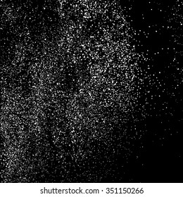 Grainy abstract  texture on a black background. Snow texture. Design element. Vector illustration,eps 10.