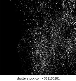 Grainy abstract  texture on a black background. Snow texture. Design element. Vector illustration,eps 10.