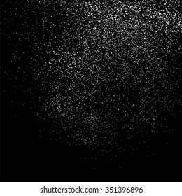 Grainy abstract  texture on a black background. Snow texture. Design element. Vector illustration,eps 10.