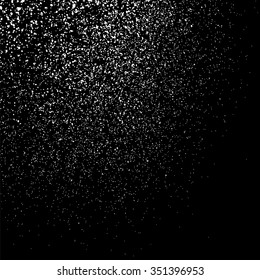 Grainy abstract  texture on a black background. Snow texture. Design element. Vector illustration,eps 10.