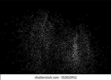 Grainy abstract  texture on a black background. Snow texture. Design element. Vector illustration,eps 10.