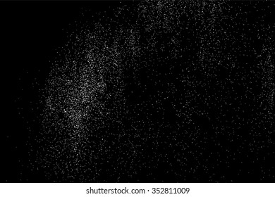 Grainy abstract  texture on a black background. Snow texture. Design element. Vector illustration,eps 10.