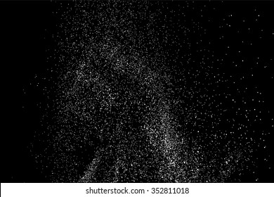 Grainy abstract  texture on a black background. Snow texture. Design element. Vector illustration,eps 10.