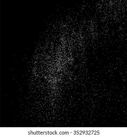 Grainy abstract  texture on a black background. Snow texture. Design element. Vector illustration,eps 10.
