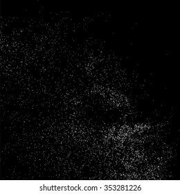 Grainy abstract  texture on a black background. Snow texture. Flat design element. Vector illustration,eps 10.