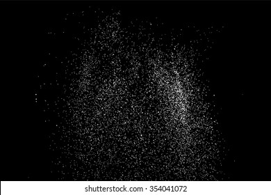 Grainy abstract  texture on a black background. Snow texture. Flat design element. Vector illustration,eps 10.