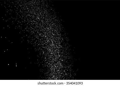 Grainy abstract  texture on a black background. Snow texture. Flat design element. Vector illustration,eps 10.