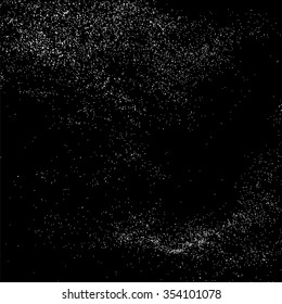Grainy abstract  texture on a black background. Snow texture. Flat design element. Vector illustration,eps 10.