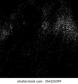 Grainy abstract  texture on a black background. Snow texture. Flat design element. Vector illustration,eps 10.