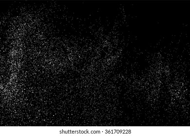Grainy abstract  texture on  black background. Snow texture. Flat design element. Vector illustration,eps 10.