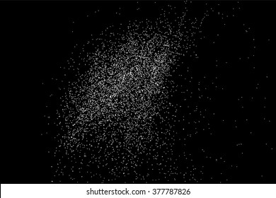 Grainy abstract  texture on  black background. Snow texture. Flat design element. Vector illustration,eps 10.