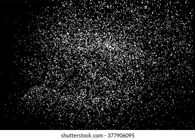 Grainy abstract  texture on  black background. Snow texture. Flat design element. Vector illustration,eps 10.