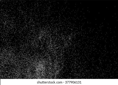 Grainy abstract  texture on  black background. Snow texture. Flat design element. Vector illustration,eps 10.