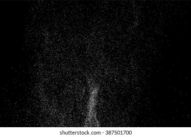 Grainy abstract  texture on  black background. Snow texture. Flat design element. Vector illustration,eps 10.