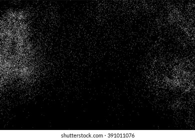 Grainy abstract  texture on  black background. Snow texture. Flat design element. Vector illustration,eps 10.