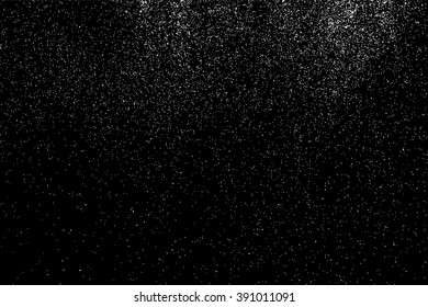Grainy abstract  texture on  black background. Snow texture. Flat design element. Vector illustration,eps 10.