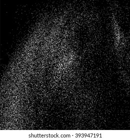 Grainy abstract texture on black background. Snow texture. Flat design element. Vector illustration,eps 10.