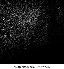 Grainy abstract texture on black background. Snow texture. Flat design element. Vector illustration,eps 10.