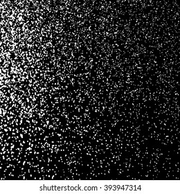 Grainy abstract texture on black background. Snow texture. Flat design element. Vector illustration,eps 10.