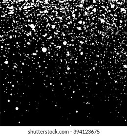 Grainy abstract texture on black background. Snow texture. Flat design element. Vector illustration,eps 10.