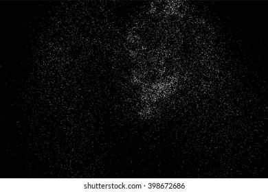 Grainy abstract  texture on  black background. Snow texture. Flat design element. Vector illustration,eps 10.