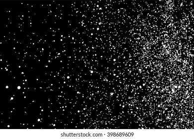Grainy abstract  texture on  black background. Snow texture. Flat design element. Vector illustration,eps 10.