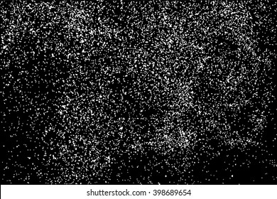 Grainy abstract  texture on  black background. Snow texture. Flat design element. Vector illustration,eps 10.