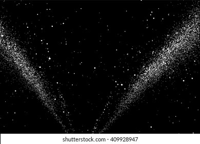 Grainy abstract  texture on  black background. Snow texture. Flat design element. Vector illustration,eps 10.