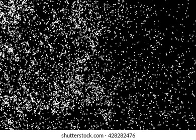 Grainy abstract texture on a black background. Snow texture. Design element. Flat design elements. Black sparkles or glitter  blow.
