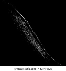 Grainy abstract  texture on  black background.  Snowflakes  design element. Vector illustration.