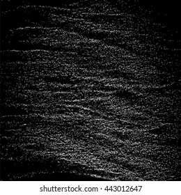 Grainy abstract  texture on  black background.  Snowflakes  design element. Vector illustration.