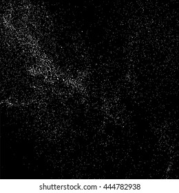 Grainy abstract  texture on  black background. Snowflakes  design element. Vector illustration,eps 10.