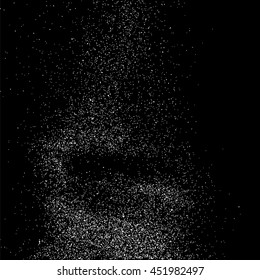Grainy abstract  texture on  black background.  Snowflakes  design element. Vector illustration,eps 10.