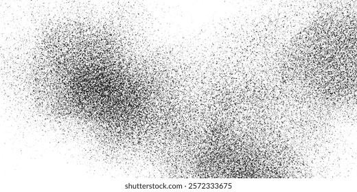 Grainy abstract texture on a white background. Design element. Vector illustration Old grunge black texture white and black sand noise effect overlay 