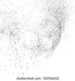 Grainy abstract  texture on a white background. Design element. Vector illustration,eps 10.