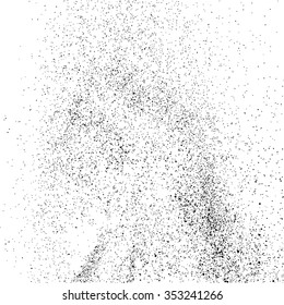 Grainy abstract texture on a white background. Flat design element. Vector illustration,eps 10.