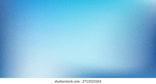 Fondo de gradiente azul granulado textura de ruido abstracto fondo de Anuncio retro