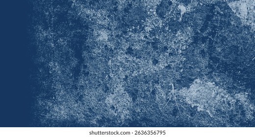 Grainy Blue Texture with Cloud-Like White Highlight in the Heart of the Composition

