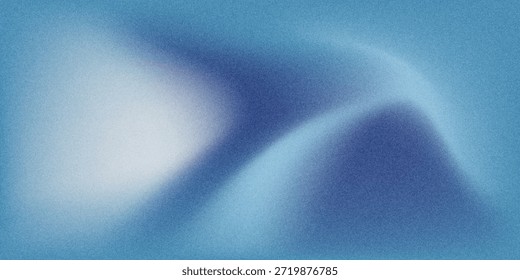 Textura azul granulada en transición a blanco, creando un efecto sonoro digital para Diseños gráficos y composiciones artísticas