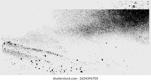 Fundo granuloso empoeirado grange com xerox sobreposição, textura de papel velho, arranhões e ruído de falha.