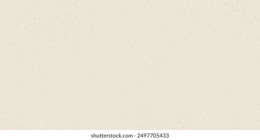 Grainy eggshell paper texture beige color. Craft vintage paper with texture. Vector beige paper texture. Horizontal grunge texture background.